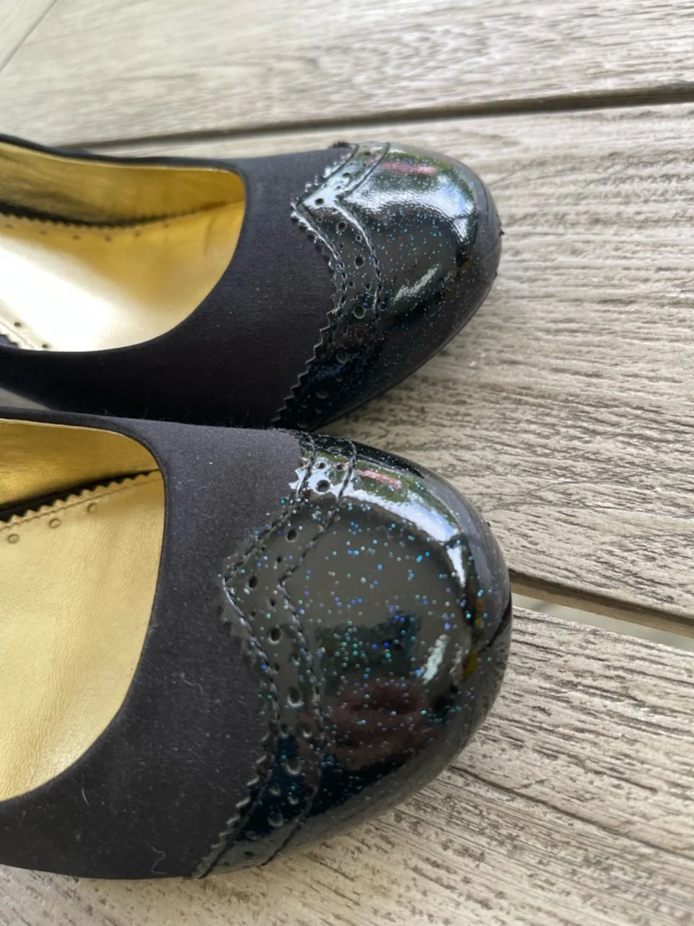 Coach Rosaria Spectator Black Mary Jane Block Heel Pumps Womens Size 8.5
